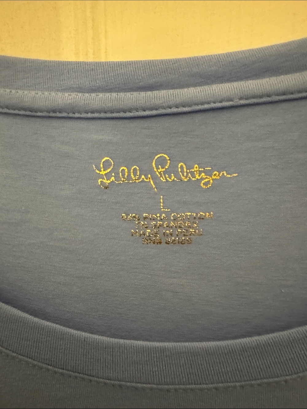 EUC Lilly Pulitzer Sorella Top in "Blue Peri" - Picture 3 of 6